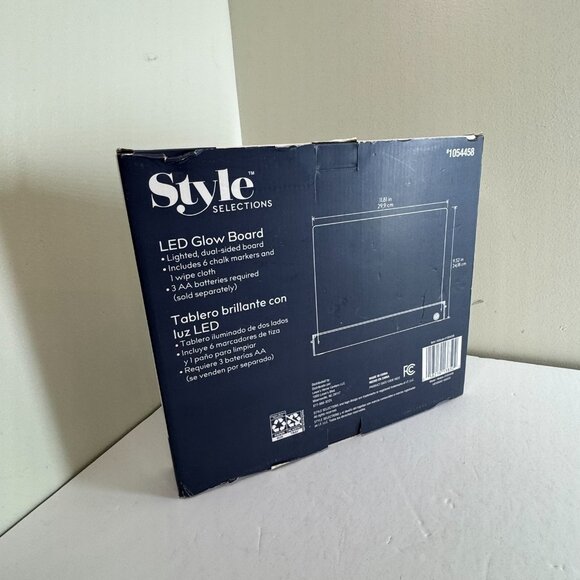 Led Glow Board Lighted Dry Erase Message Board Home Decor Gift Style Selections - Picture 5 of 6